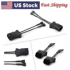 For Hyundai Plastic Car Horn Speaker Adapter Wiring Harness Pigtail Socket Pair