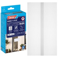 Tesa Insektenschutz-Klettbandsystem 2 X (0,65 M X 2,5 M) Weiß Fliegengitter FüR