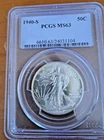 1940-S Walking Liberty Half Dollar 50C PCGS MS63 Bright White!