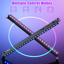 192W Wall Washer Lighting 24LED Bar Party DMX Stage RGB Disco DJ Club Light
