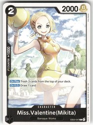 Miss.Valentine (Mikita) EB03-047 Common One Piece Heroines Edition