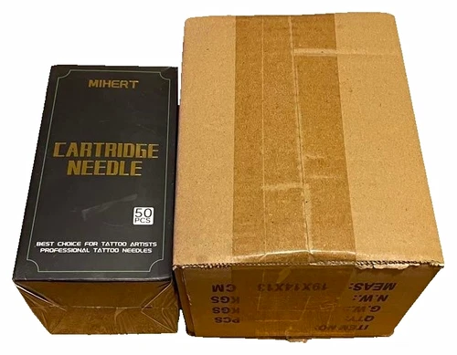 Tattoo MACHINE BUNDLE MIHERT 50PCS Tattoo Needle Cartridges P155/P807 image 2