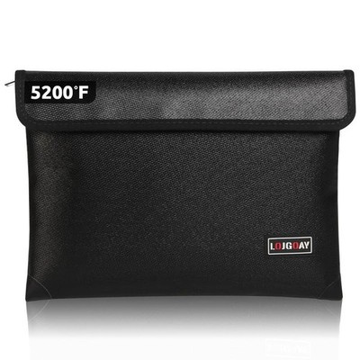Fireproof Document Bag - with 5200°F Heat Insulated, Waterproof Fireproof Bag...