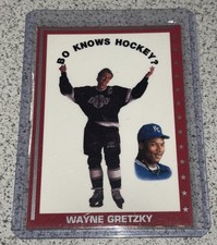 WAYNE GRETZKY & BO JACKSON - Bo Knows Hockey?  Gretzky Is Hockey!! Odd Ball Card