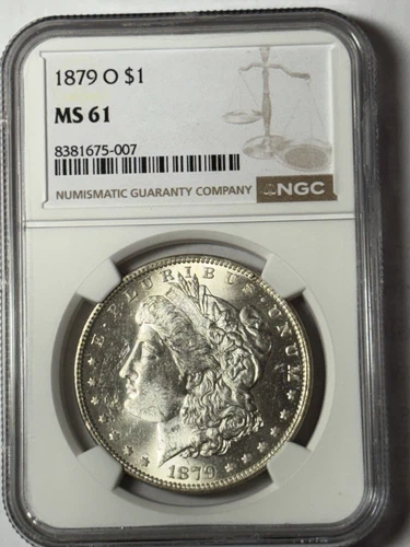 1879- O Morgan Silver Dollar MS 61
