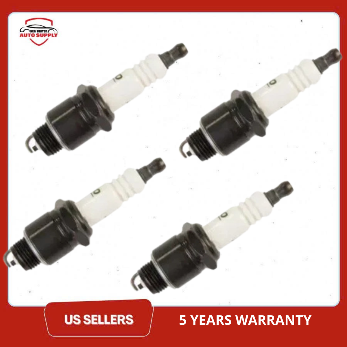 ACDelco Spark Plugs Set of 4 R45S Chevrolet GMC Buick Pontiac