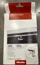 Miele Descaling Tablets (Pack of 6) for Coffee Machines, Steam Ovens, Ranges...