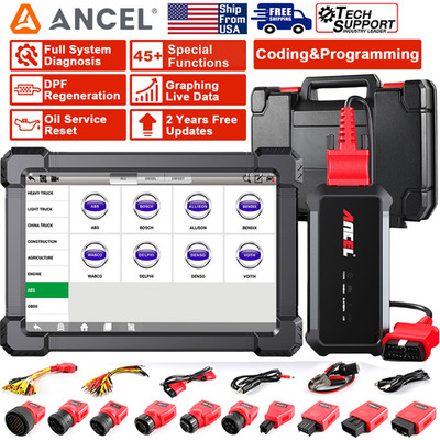 X7 HD 24V 12V Diesel Heavy Duty Truck Scanner E-CU Coding All System DPF Regen