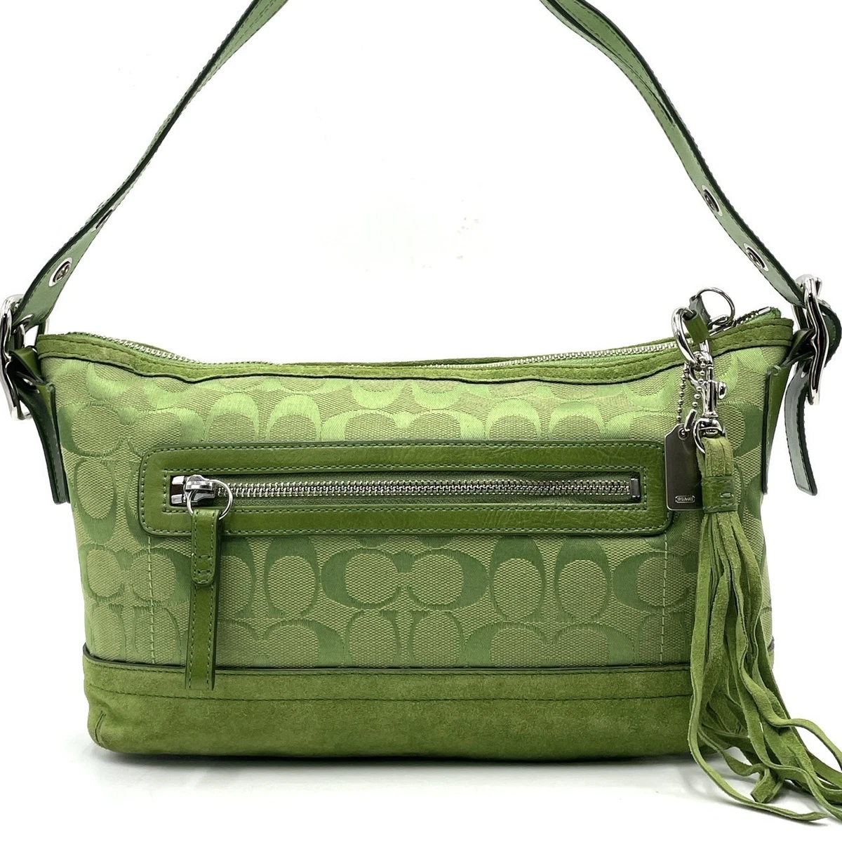 Coach Shoulder Bag Green Bags & Handbags for Women for sale - eBay