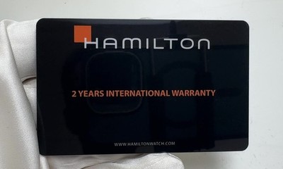 Hamilton original Garantiekarte Blanko und nicht gestempelt