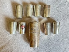 Antique German 800 Silver Cup Set DVS Weimar Aviation Warnemünde 1926-1933 246g