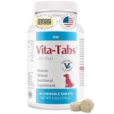 Vita-Tabs Multivitamin  Mineral Supplement for Dogs - Veterinarian Recommended