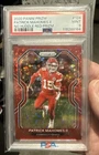 Patrick Mahomes II 2020 Panini Prizm No Huddle Red #’d 1/50 PSA 9 MINT Chiefs