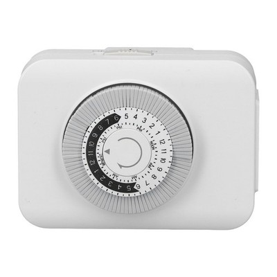 Timer Socket Mechanical 24h 15min Increment Accurate Countdown Timer With Outlet