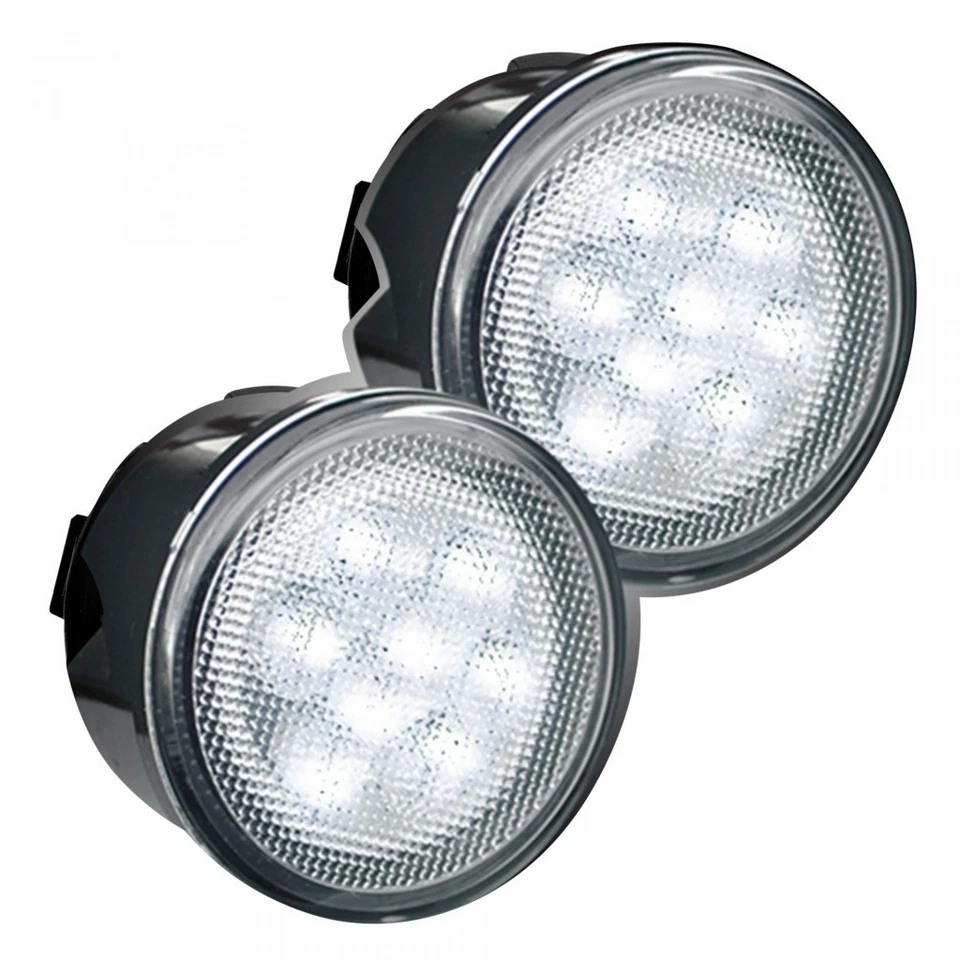 Luz de guardabarros de señal de giro Recon para Jeep Wrangler 2007-2018 1 pieza luz única Foto 2 de 3