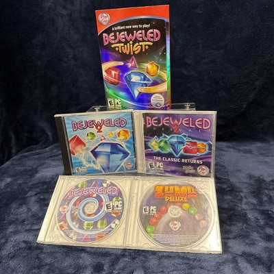 5 games! Bejeweled Games Collection PC (Windows) Pop Cap Plus Zuma Deluxe
