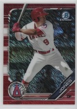 2019 Bowman Chrome Prospects Red Shimmer Refractor 4/10 Jahmai Jones 1h0p