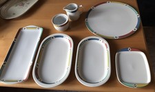 Seltmann Weiden Granada Domino Tortenplatte Butter Zucker Milch Königskuchen