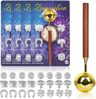 ZinngießEn SilvestergießEn Mit 24 Zinnfiguren 4 LöFfel Anleitung Orakelheft, Zin