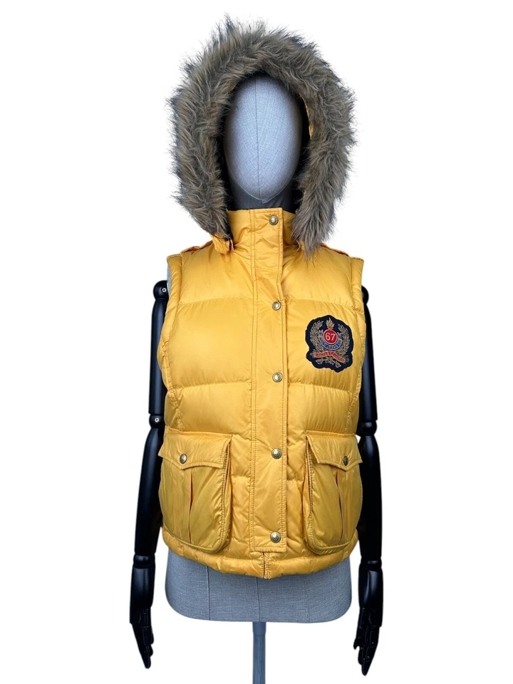 Polo Jeans Ralph Lauren Plumón Chaleco Chaqueta Piel Capucha Foto 4 de 4