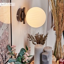 Reflektor korytarzowy sypialnia salon lampa kulowa przełącznik lampa ścienna szkło biała 