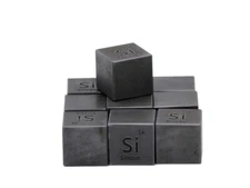 Silicon Metal 10mm Density Cube 99.999% for Element Collection USA SHIPPING