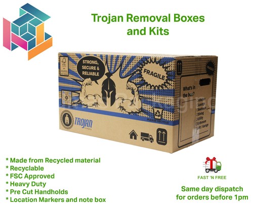 Removal Packing box STRONG LARGE QUALITY Cardboard House Moving Boxes - Picture 25 of 34