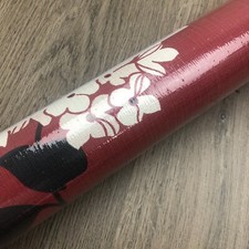 Arthouse Vintage Wallpaper Chloe Red/black Lu...