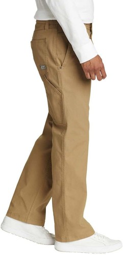 Pantalón utilitario de lona elástica Eddie Bauer para hombre, bronceado - Imagen 7 de 10