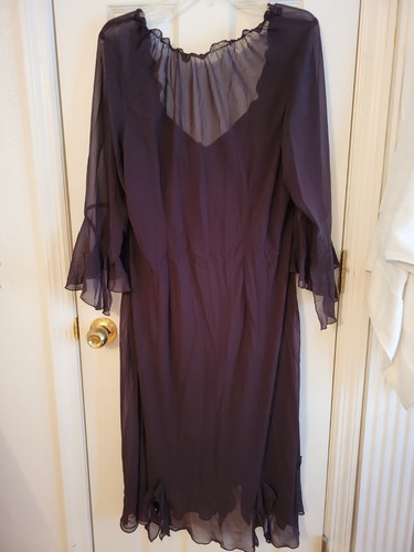 Vintage romantisches Downton Abby inspiriertes braunes CDC Encore 2-teiliges Kleid - Bild 9 von 9