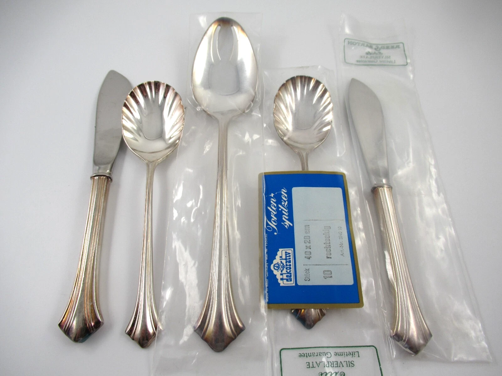 Reed & Barton Elite PARTHENON 5 Serving Pieces Silverplate Flatware