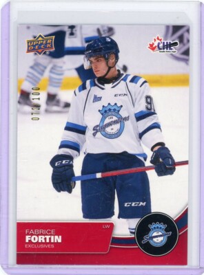 Fabrice Fortin 2021-22 Upper Deck CHL 072/100 #220
