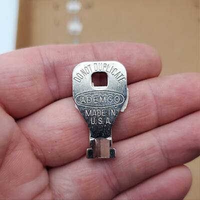Ademco Keyswitch Key 507-201 Formed Key High Security USA Made NOS