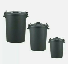 SMALL MEDIUM LARGE RUBBISH WASTE BIN KITCHEN GARDEN HORSES/CATS/DOGS /FEED 
