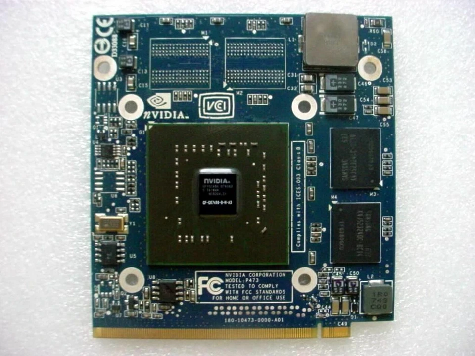 nVidia Geforce GF EN7400 Go7400 DDR3 128MB MXM I II 2.0 VGA Video BD Graphics - Image 2 of 4