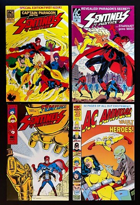 CAPTAIN PARAGON AND THE SENTINELS OF JUSTICE #1, 4, 6 + AC Ann. #3 AC Comics