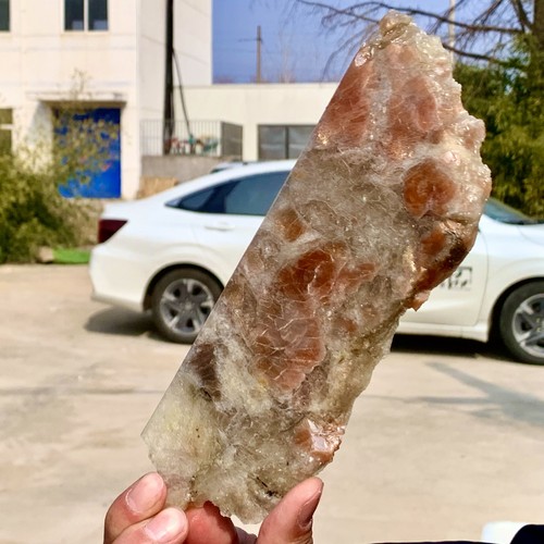 243G Natural Strong SunStone Quartz Crystal Spiritual Restoration - Picture 3 of 23