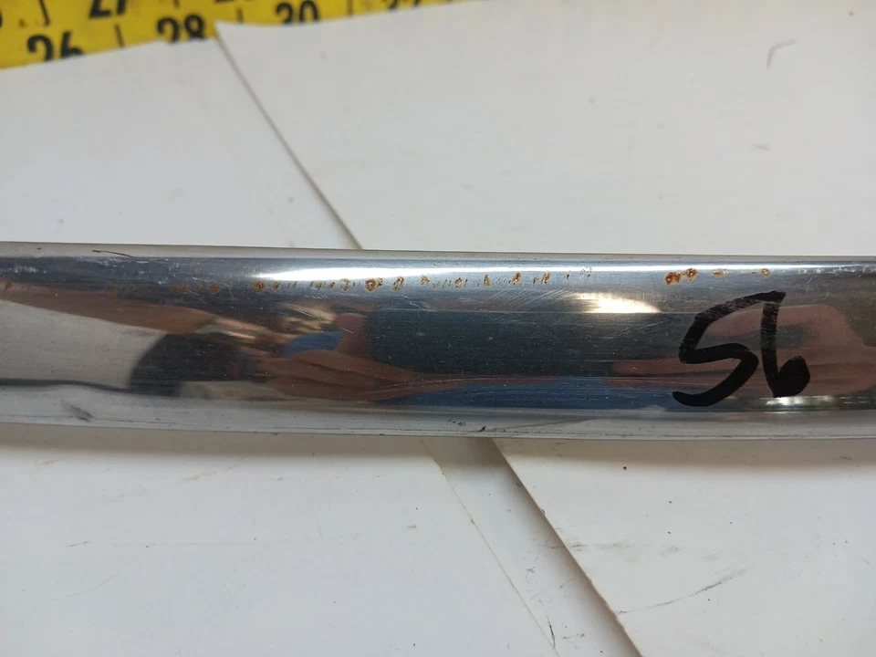 Embellecedor de parabrisas trasero OEM 5 piezas 2 superiores/centros superiores/2 inferiores 1955-56 Packard (TB17) Foto 4 de 4