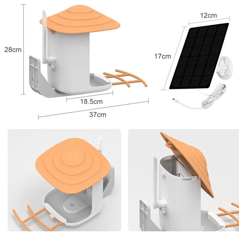 Caméra Mangeoire à Oiseaux Solaire NUM'AXES 1074 - Armurerie