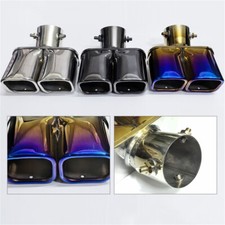 Punta silenziatore coda tubo scarico posteriore auto acciaio inox per Colorado XRV