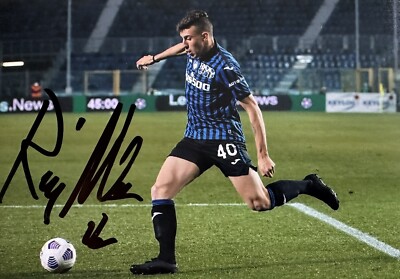 MATTEO RUGGERI HANDSIGNIERTES 6X4 ATALANTA FOTO 3