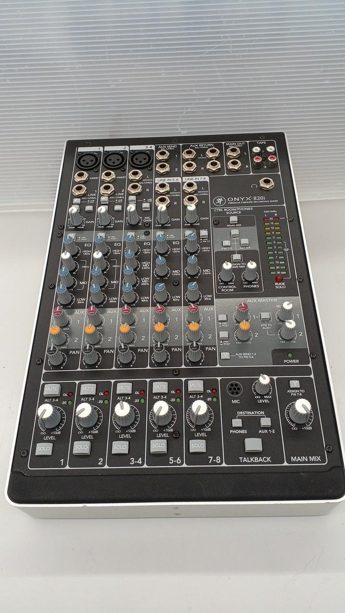 Mackie Onyx 820I DJ Audio Mixer - Excellent Working Condition from 