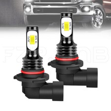 2pc 9006 LED Lamps Fog Light Bulbs 6000K White For Ford F-150 F-250 1997-1998