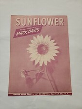 Vintage Sheet Music Sunflower Mack David Famous Music Corp. 1948