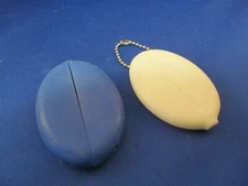 BLUE QUIKOIN & UNMARKED WHITE SQUEEZE COIN HOLDER