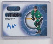 2020-21 SP Authentic Sign of the Times Miro Heiskanen Auto Dallas Stars #SOTT-MH