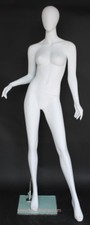 6 ft Female Abstract Head Mannequin Matte White New Style Mannequin SFW61E