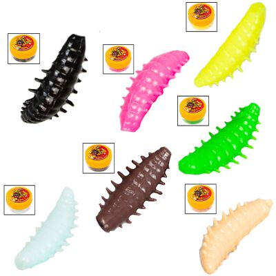 FTM Omura Baits Okto Banane - Gummimaden zum Forellenangeln, Gummiköder