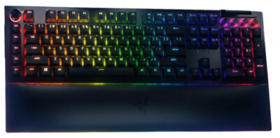Razer BlackWidow V4 Pro Gaming Keyboard 8 Macro Keys Green Switches RGB UK