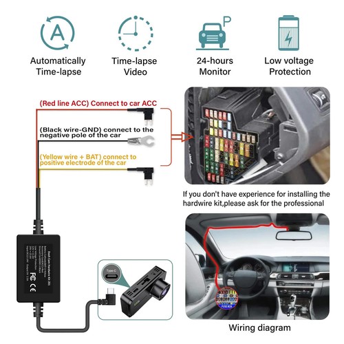 4K Dash Cam Car DVR 4 Channel Front Left Right Rear WiFi Driving Camera Recorder - Picture 12 of 12